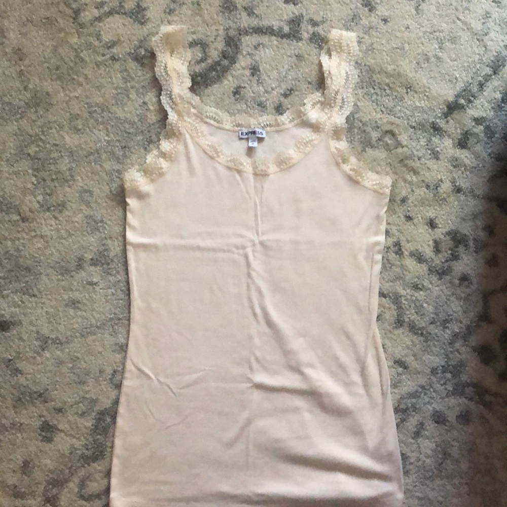 Express Lace Strap Tank Top